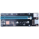 Right Interface PCIe PCI-E PCI Express Riser Card 1x to 16x USB 3.0 Data Ca J4Q1