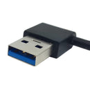 Left Angled 90 Degree USB 3.0 to Micro USB 3.0 10Pin Data Charger Cable