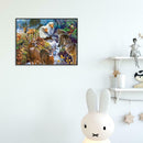 5D DIY Full Drill Diamond Painting Forest Animals Cross Stitch Embroidery