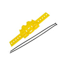 Exhaust Muffler Pipe Heat Guard Cover 38.8cm w/ Locking Ties for ATV Quad Yellow