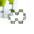 2pcs Stainless Steel Jigsaw Shape Cutter Cake Mold For Cookie Sugarcraft Ba BX