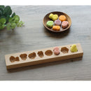 Chinese Traditional Mini Wooden Mid-autumn Festival Mooncake Mold 8 Holes
