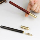0.7mm Wood Brass Ballpoint Pens Ink Roller Ball Pens Fine Writing Gel Pens U8X0