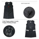 Waterproof Sleeveless Pet Grooming Apron Lovely Pet Shop Workwear Smock M