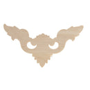 4pcs 8*8cm Wood Carved Corner Onlay Furniture Home Decorations Unpainted