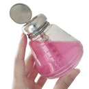 180ml Glass Push Down Press Pump Bottle Liquid Alcohol Bottle Dispenser Vial