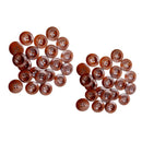 100x Handmade Wooden Buttons Round Fit Sewing Clothing Accessories 20m 25mm