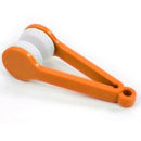 24Pcs Microfiber Spectacles Eyeglasses Cleaner Cleaning Brush Wiper Orange