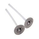 200 Pieces Empty Aluminum Case Tealight Cups Containers + 200 Pieces Cotton CORE