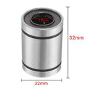 4 pcs LM12UU 12x22x32mm Double Side Rubber Seal Linear Motion Ball Bearing