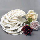 6x Fondant Cake Sugar Craft Decor Cookie Rose Flower Mold Gum Paste Cutter TooOZ