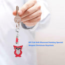 Full Drill Special Shaped Diamond Painting Bird Keychain Women Bag Pendant