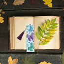 DIY Butterfly Special Shaped Diamond Painting Leather Bookmark with Tassel