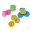 Nice 2Pcs Fashion Cute Macarons Colors Rubber Pencil Eraser Sweet Stationery 3c