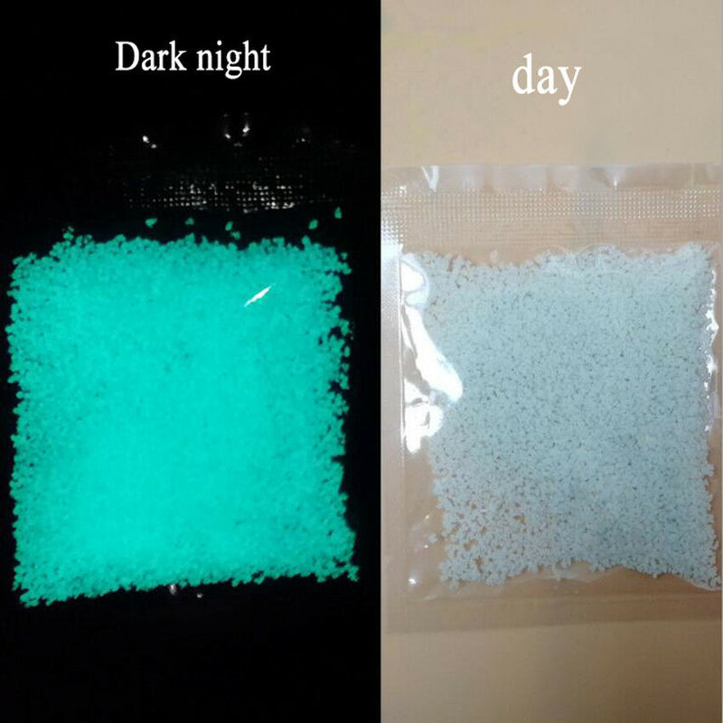 10g Luminous Noctilucent Sand Fish Tank Aquarium Fluorescent Particles Bottle