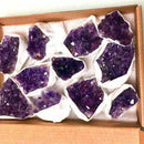 1pc Natural Amethyst Geode Crystal Quartz Amethyst Cluster Mineral Specimen E0U7