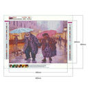 5D DIY Full Drill Diamond Painting Older Couples Cross Stitch Kits (hg833)