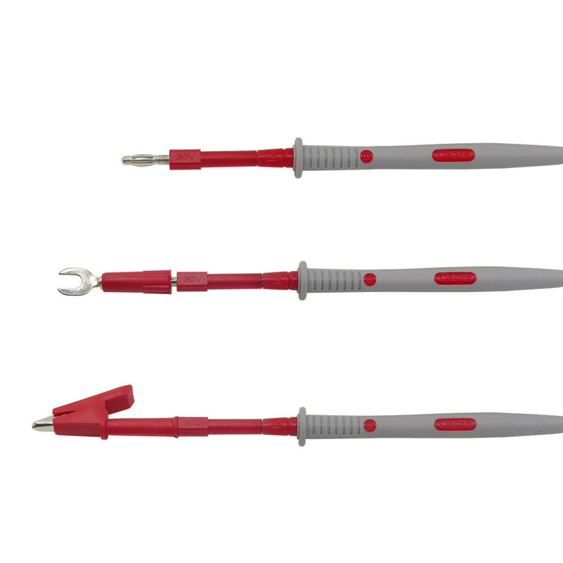 Multi Test Leads Kit 18-in-1 Electrical Multimeter 4mm Banana Plug Probes