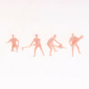 48pcs Figures Of People Figures Painted For HO Scene - Scale Of 1:87