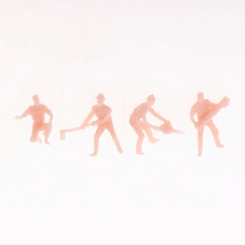 48pcs Figures Of People Figures Painted For HO Scene - Scale Of 1:87