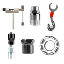 6pcs/Set Bike Crank Chain Axis BB Bracket Remover Chain Cutter Removal Whip Tool