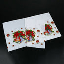 Christmas Disposable Tablecloth Festive Rectangle Oblong Table Cloth Xmas T