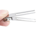 10xSINGLE PRONG ALLIGATOR CLIPS with TEETH HAIR BOWS METAL CLIPSFD