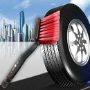 Plastic Car Wheel Brush Tire Cleaner with Handle Detailing Motorcycle Clean H5W7