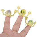 Lot 24Pcs Fright Ghost Head Plastic Finger Puppets Party Toys Kids Favors