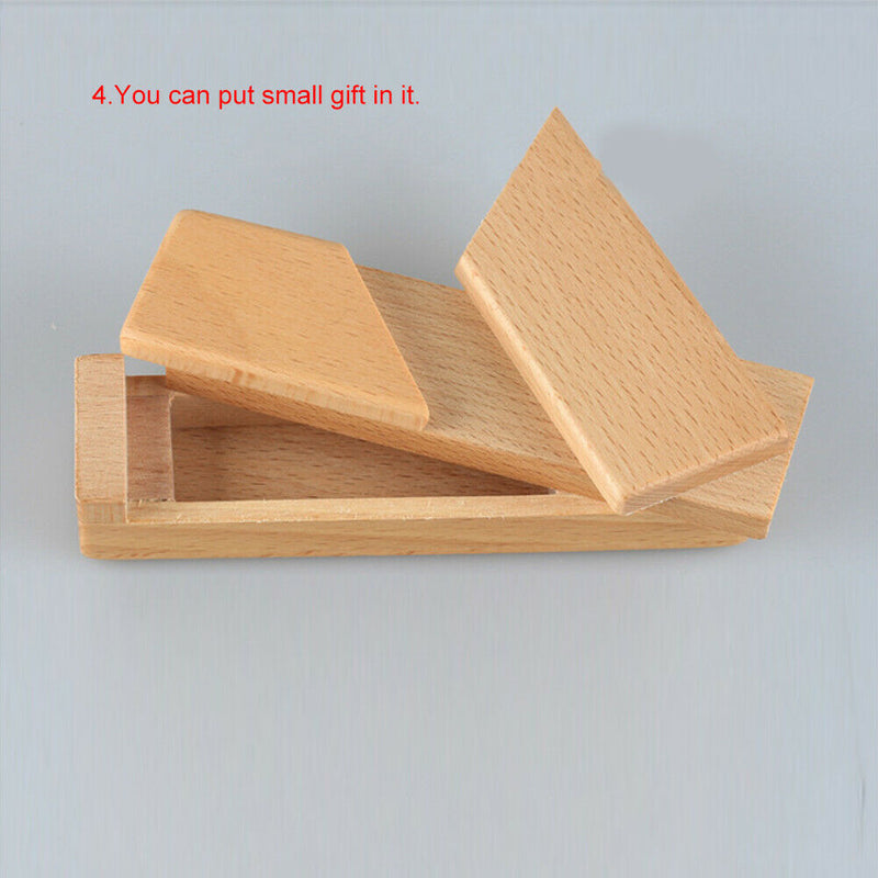 Wood Magic Mysterious Intelligence Brain Teaser Secret Opening Puzzle Box Deluxe