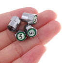 4Pcs Car Auto Chrome Tire Valve Stem Caps N2 Nitrogen Tire Insert CoveOZ