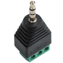 5pcs 3.5mm (1/8inches) Stereo Audio Male to AV 3-Screw Terminal Female Conn