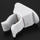 Home adhesive support Broom ladle handed Wall clip hook white O6X5