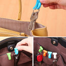 4X Creative Anti Lost Bag Hook Install Built-key Holder Key Clip for Easy Car BX