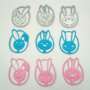 3Pcs Bunny Rabbit Metal Cutting Dies Stencil Embossing Album Die-Cut Mould