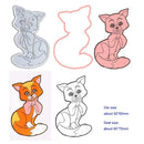 Cutting Die Stencil Scrapbooking Fox Stamp Album Paper Card Embossing Craft