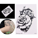Makeup Rose Flower Tattoo Arm Body Art Waterproof Temporary Tattoo Stickers Bj
