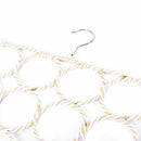 16 Holes Ring Rope Scarf Holder Hanger Shawl Storage Display Hook Rack Styl