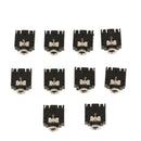 10x 3-Pin Stereo Socket Audio Connector 3.5mm Female Interface Dual Channels
