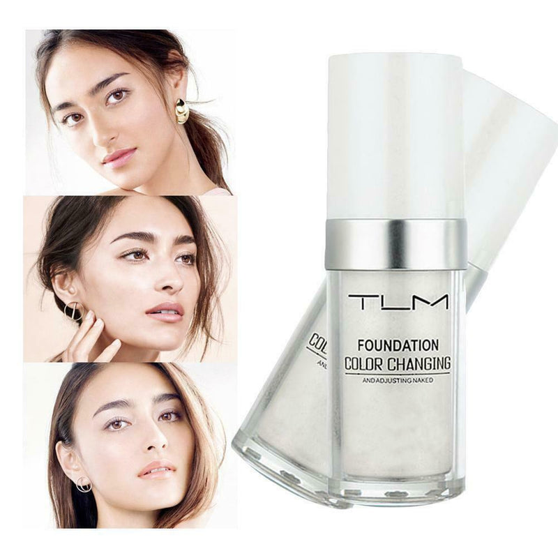 Colour Changing Foundation Make-up Base Nude Face Liquid Cover Concealer