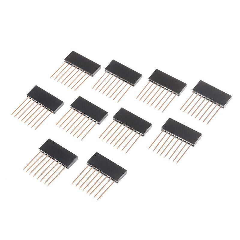 10pcs 8 pin female tall stackable header connector socket for Shi FT