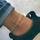 Multilayer Simple Chain Anklet Ankle Bracelet Barefoot Sand Beach Foot JewelryMO