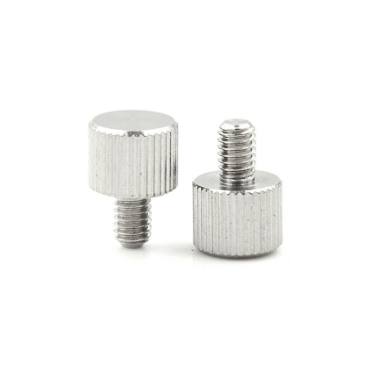 4PCS M4 x 6mm Toolless Thumb Screw Stainless Steel JR
