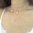 Ladies Necklace Collar Multi Row Necklace Choker Necklace (S)