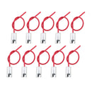 10 Pieces BA9S Light Lamp Bulb Holder Base Female Socket Wire Connectors