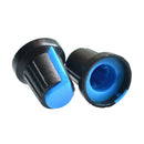 Potentiometer Volume Control Knob Cap with 100 Piece, Knurled Shaft 6 mm Di M5Z7
