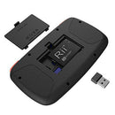 Rii I4 Mini Bluetooth Keyboard 2.4GHz Dual Modes Handheld Fingerboard Backl