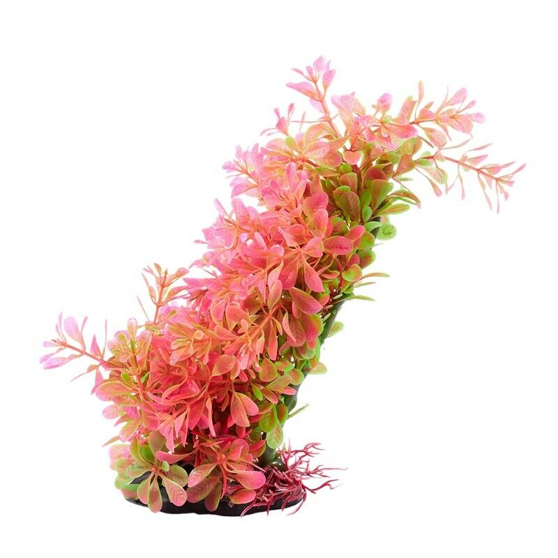 Arch Shaped Aquarium Decor Aquatic Plants/Grass, Pink