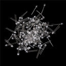 100PCS 5mm Straw Hat UV Purple Super-Bright LED Light Emitting Diode New &L BX