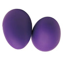 1 Pair Plastic Shaker Eggs Purple Kids Rhythm Rattle Toys